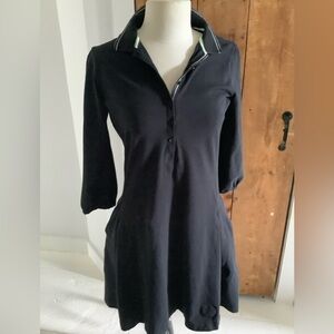 Hugo boss green cotton pique dress cute tennis golf errands dress size s m